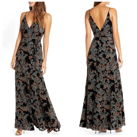 Jenny Yoo Dresses & Skirts - Jenny Yoo Selma Velvet Burnout Dress, Size 0